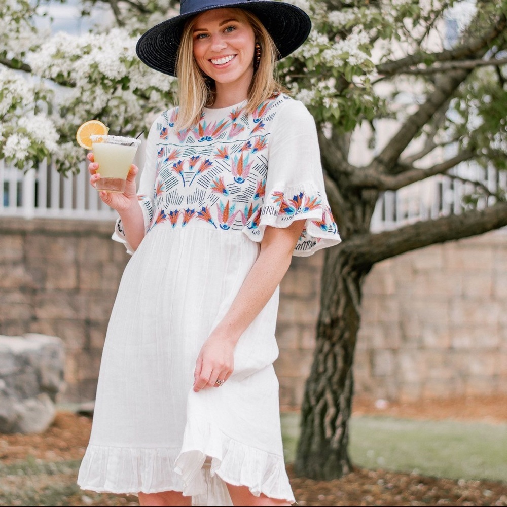 Chloe Oliver Embroidered Dress